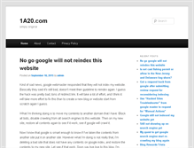 Tablet Screenshot of 1a20.com